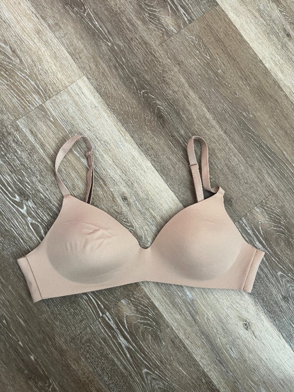 Calvin Klein Nude T-Shirt Bra 38B